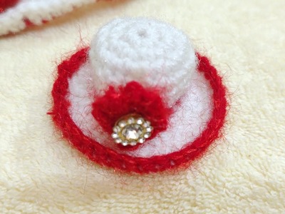 How to make  winter crochet hat for laddu gopal.kahna ji and Bal gopal