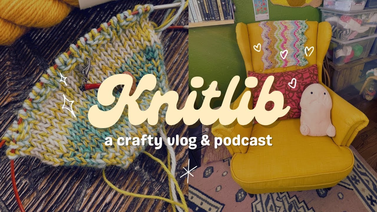 KNITLIB. Knitting updates, a new armchair and my fave book of January 2023