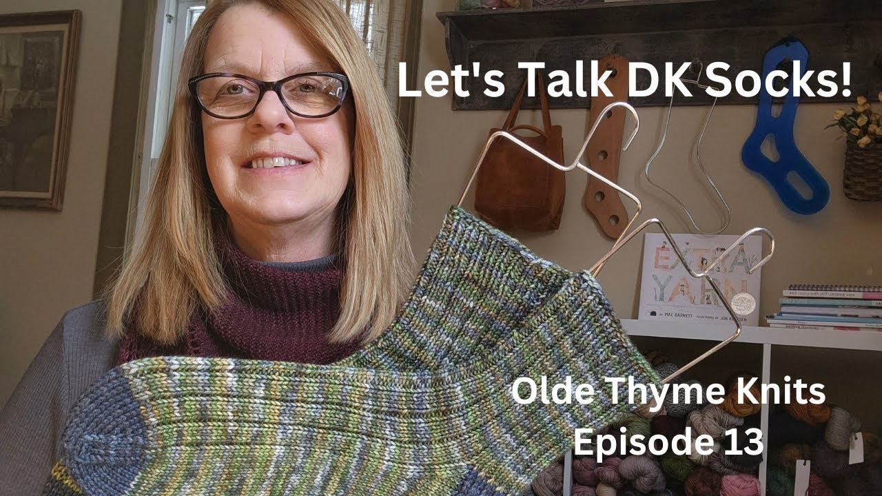Knitting Podcast Ep 13-All about DK Socks, Escanda Shawl & Lento #knit #knittingpodcast #knitting