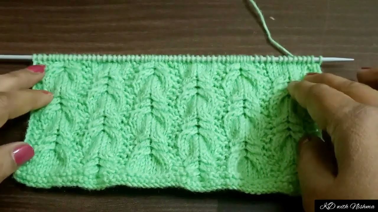 Knitting Stitch Pattern For Sweater.Jacket.Cardigan