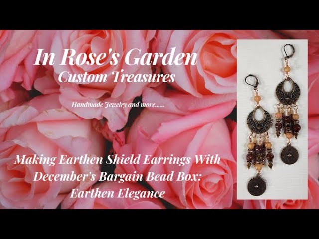Making Earthen Shield Earrings With Bargain Bead Box Earthen Elegance
