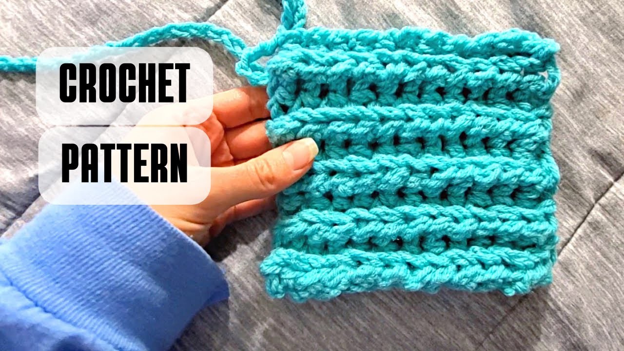 Only One Row | Puff Thick Yarn Simple Pattern #howtocrochet #crochetpatterns #crochetthread
