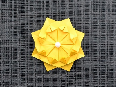 Paper SUN (STAR) Origami | Tutorial DIY by ColorMania