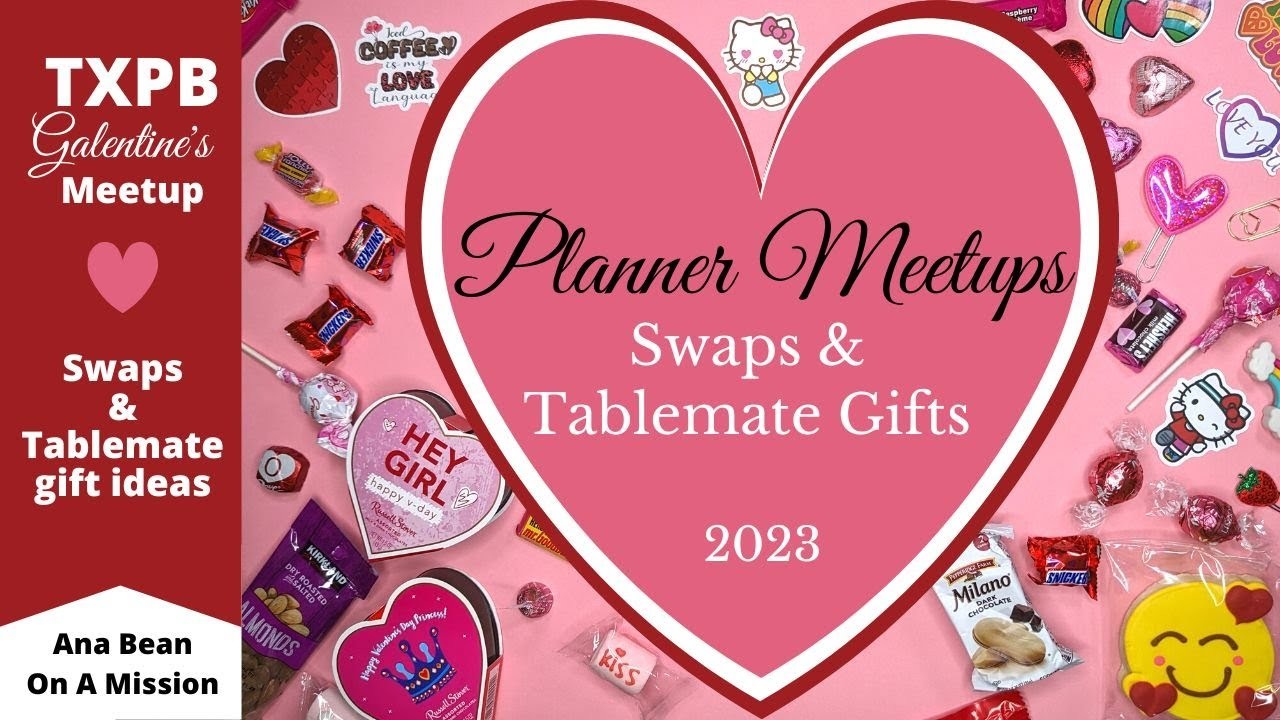 Planner Meetup Swaps & Tablemate gifts #txplannerbabes