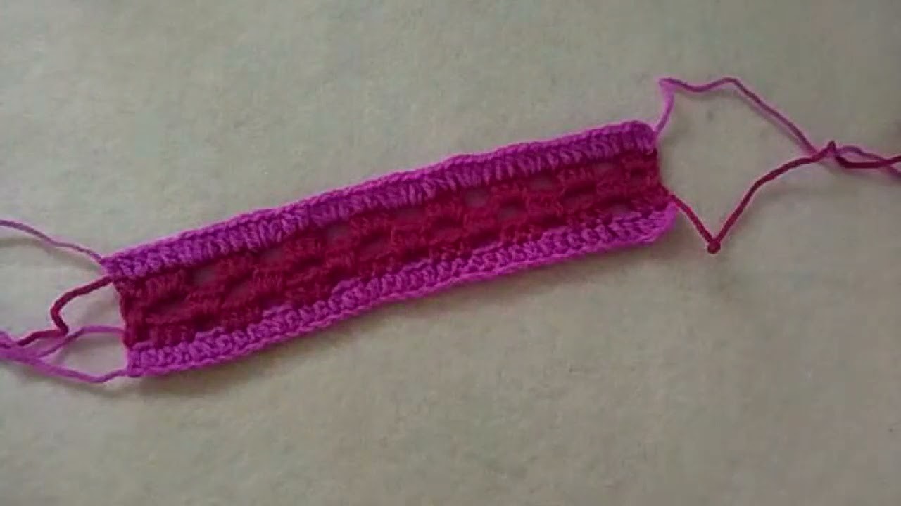 Scarf making & treble crochet part 2