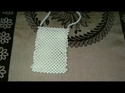 Simple And Easy Way To Make Beaded Bag (Easy Tutorial)! How To Make Beautiful Bag with Pearl!