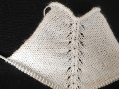 Stitches Increasing Method in Top to Down Sweater|Raglan Knitting Design #136