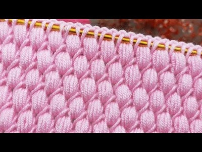 Very easy ???? Tunisian crochet baby blanket for beginners.crochet pattern bu örgü modeli çok güzel