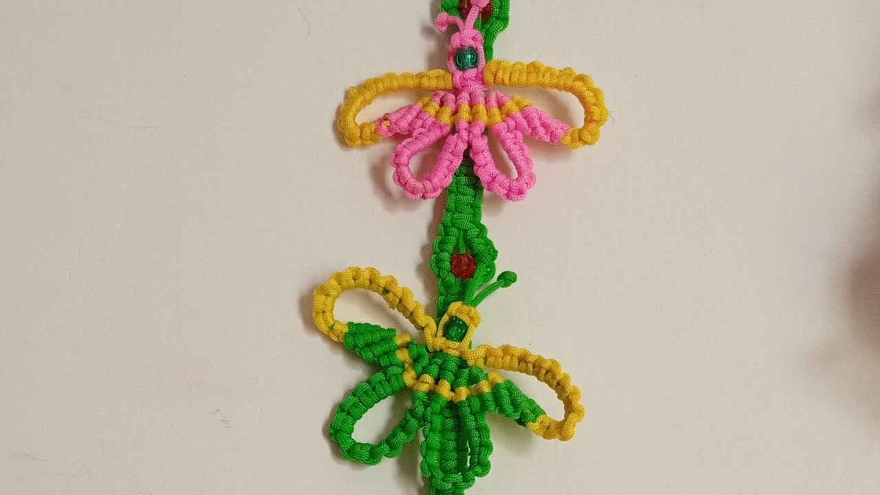 Wall decor macrame butterflies????##macramebutterflies##