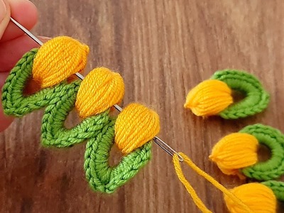Amazing beautiful very easy crochet flower making for beginners
