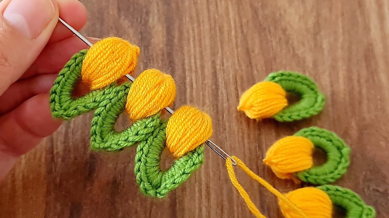 Amazing beautiful very easy crochet flower making for beginners