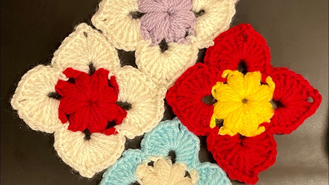 BEAUTIFUL STAR CROCHET FLOWER ???????????? | Colourful and amazing crochet pattern