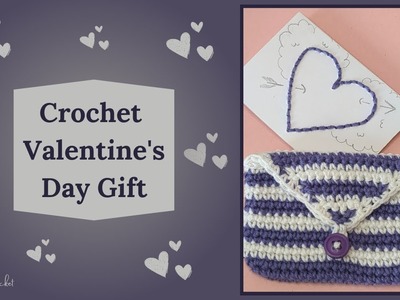 Crochet Envelope and Valentine's Day Gift Card