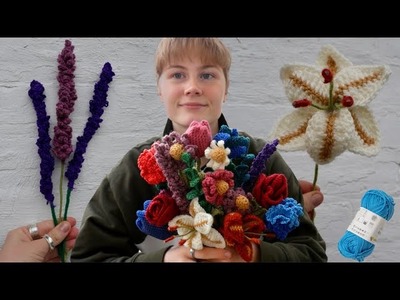 Crochet Flower Bouquet! Part 1.2