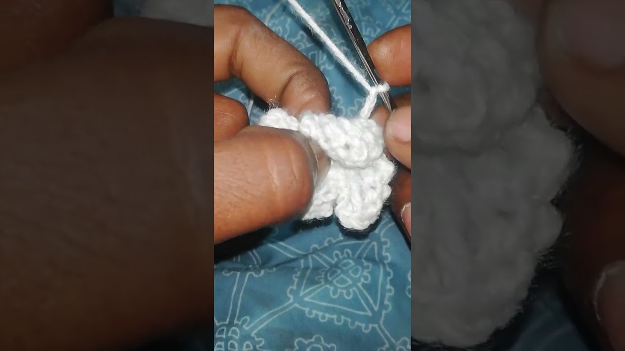 Crochet flower #youtube#short #viral#banocrochetinfo