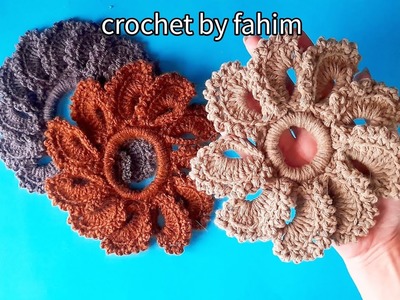 Crochet super easy hair ties