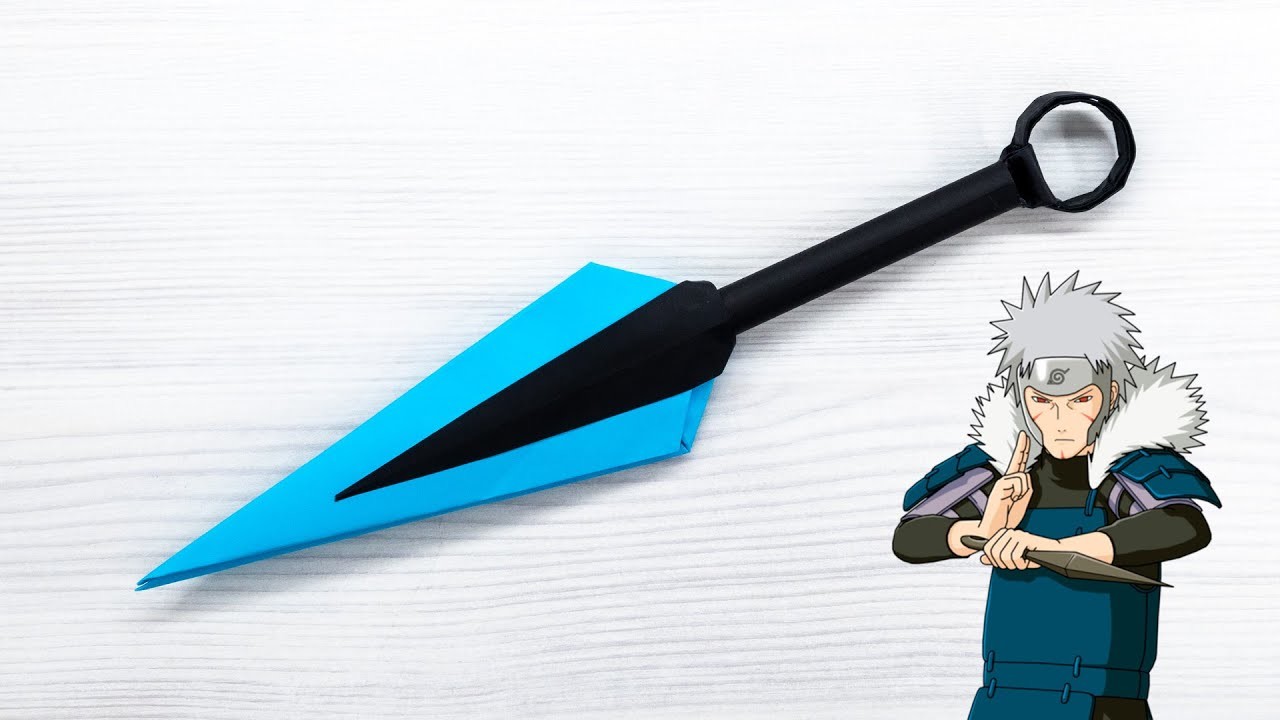 DIY Tobirama Kunai from Naruto - Craft Your Own Weapon Out of Paper