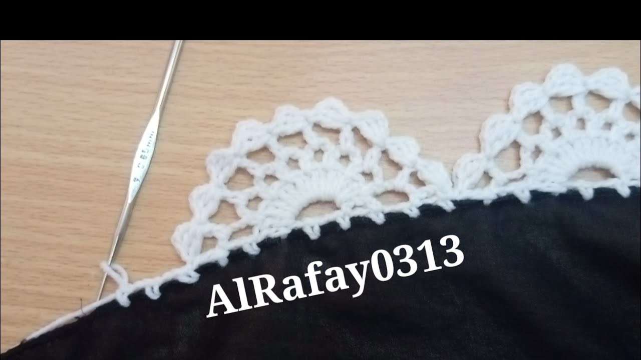 Dupatta lace design. very easy crochet lace patterns by @alrafay0313
