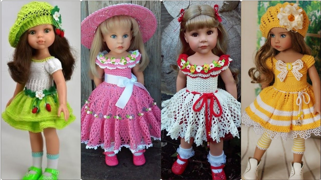 Gorgeous and Stylish baby girls crochet frocks designs pattern.Crochet baby sweater designs 2023