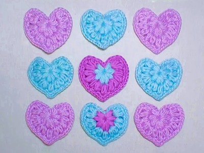 HEART CROCHET pattern, decor for Valentine, Wedding, Birthday. #crochet