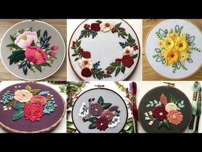 How Art what Simple stitches.10 TYPES OF FLOWERS.Gorgeous Flower Ideas.10 embroidery flowers.