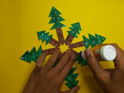 How to create origami paper christmas tree #artandcraft #handcraft #papercraft #art#origamitutorial