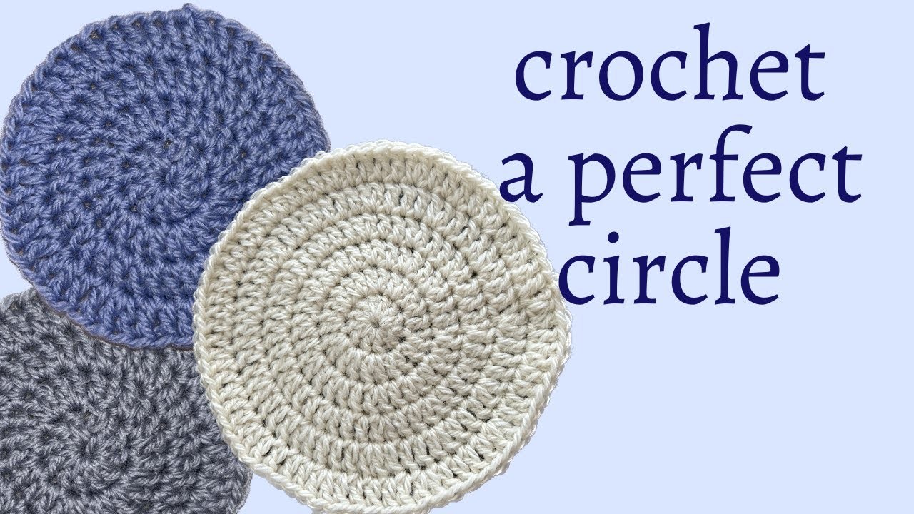 How to Crochet a Perfect Circle | step by step tutorial | beginner friendly