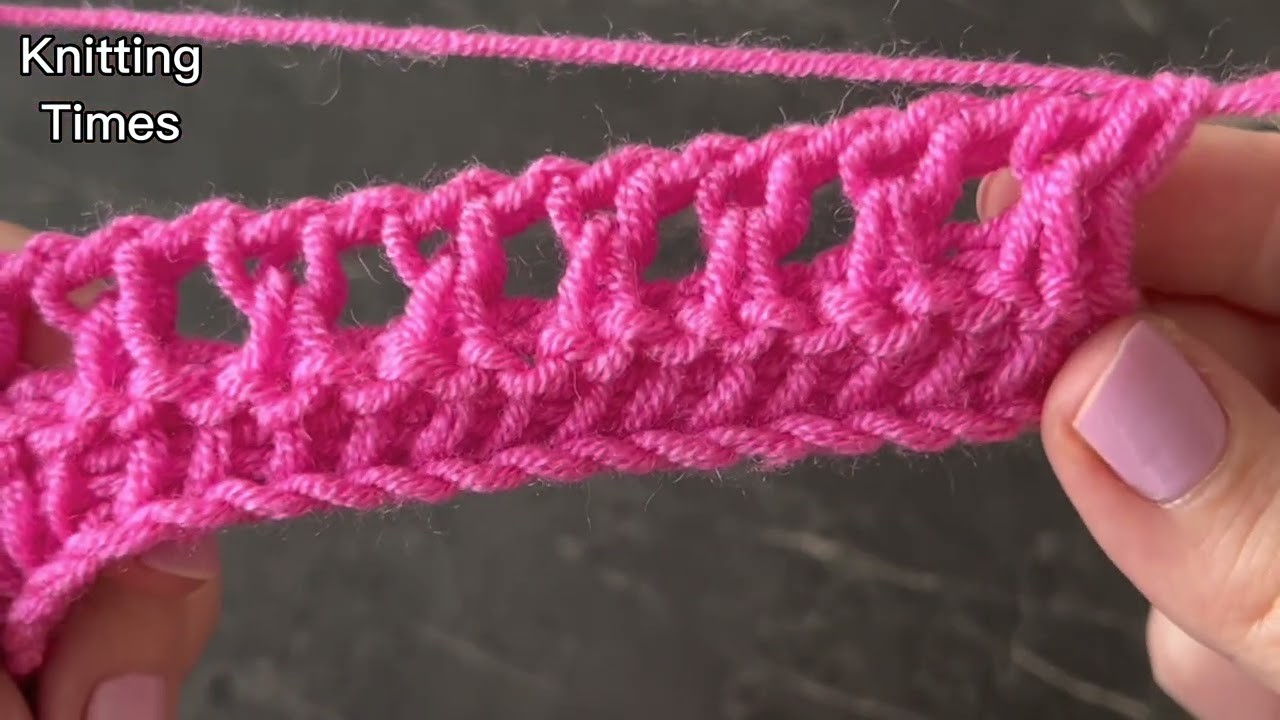 ????it's so easy you wouldn't believe it????tunisian crochet pattern #trendingvideo #diy #tunusişi