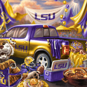 LSU Tigers Tailgate Cross Stitch Pattern***L@@K***Buyers Can Download Your Pattern As Soon As They Complete The Purchase