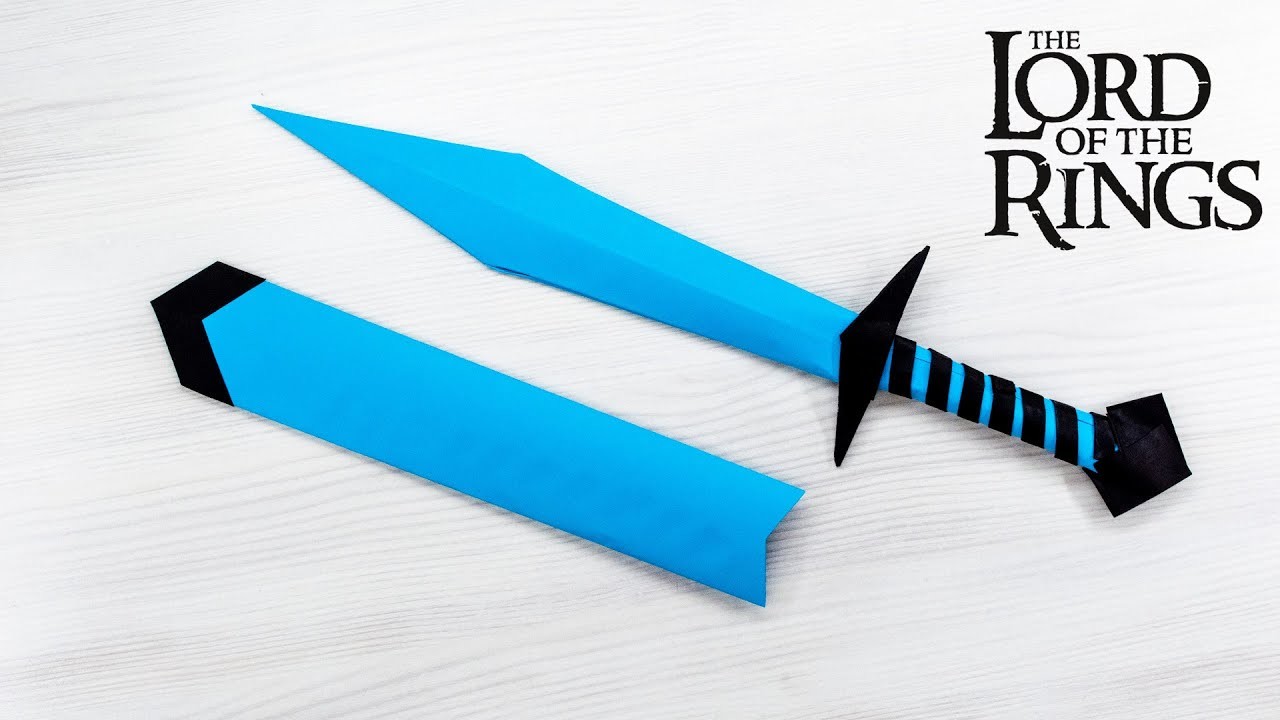 Making a Paper Sting Dagger from The Hobbit & The Lord of the Rings - DIY Crafts Tutorial