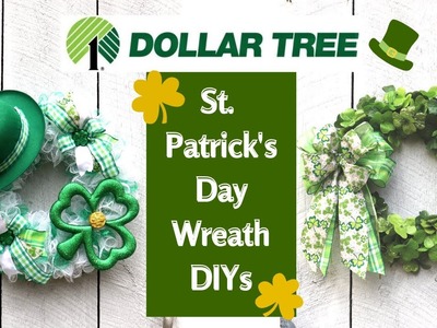 NEW DIY Dollar Tree ST. PATRICK'S DAY SHAMROCK WREATH Tutorial????SAINT PATRICK'S DAY HOME DECOR IDEAS