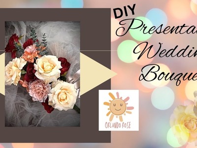 Presentation Style Bouquet | #diy | #wedding | #weddingflowers