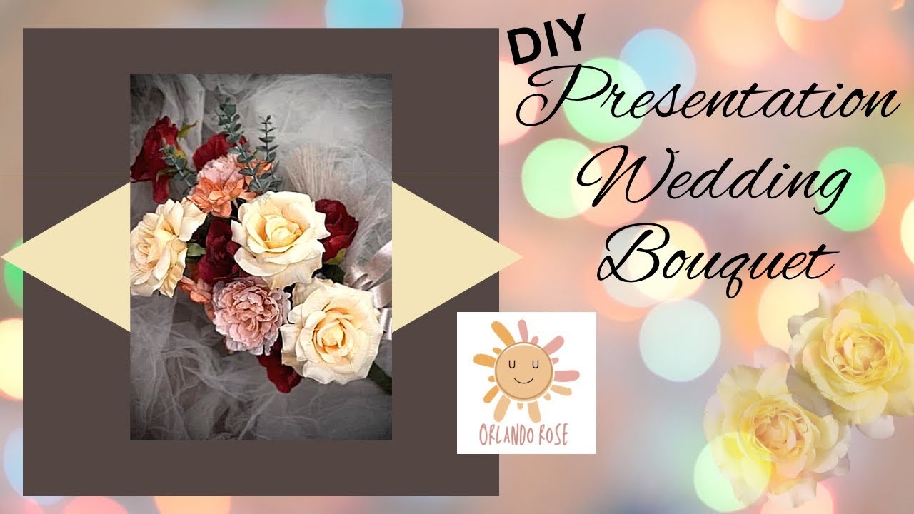 Presentation Style Bouquet | #diy | #wedding | #weddingflowers