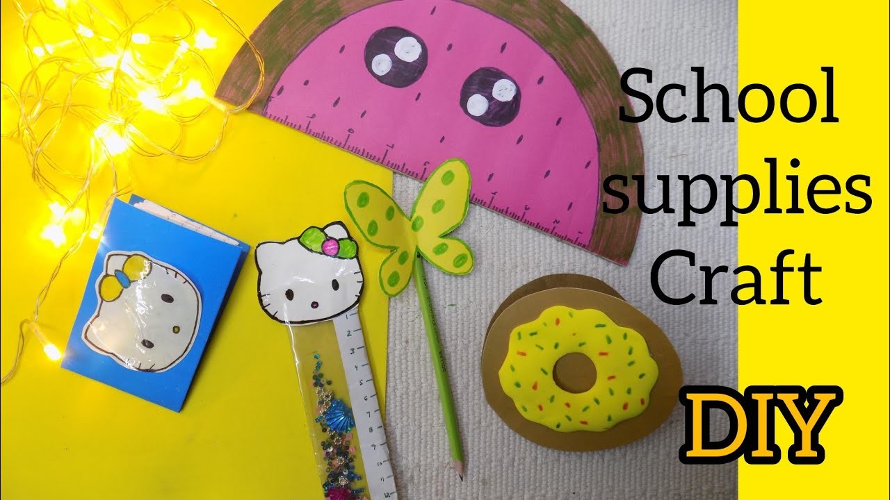School Supplies Craft | Back to school | Craft Ideas | School Supplies