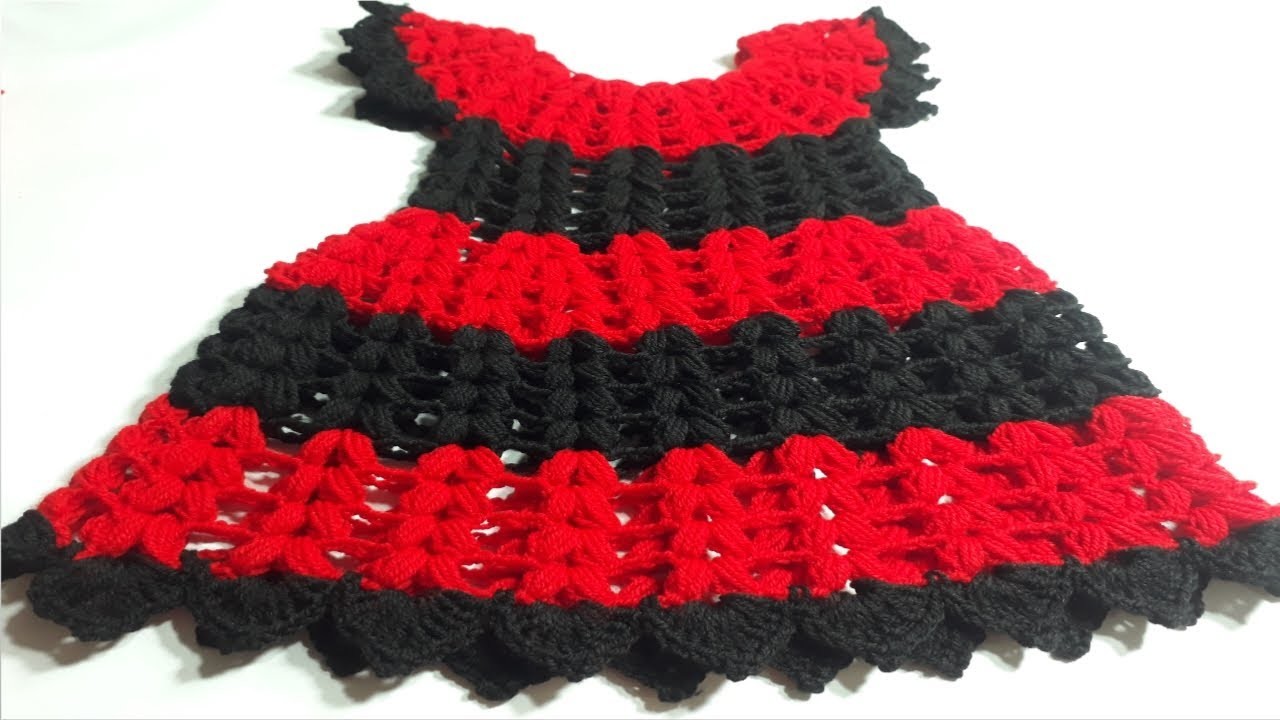 Simple easy crochet princess baby dress pattern #babyfrock #crochetfrock #easyprincessdress