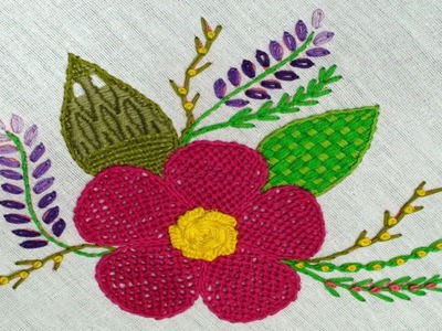 "Stitch by Stitch: A Guide to Hand Embroidering Flowers and Leaves" ( Part -2)