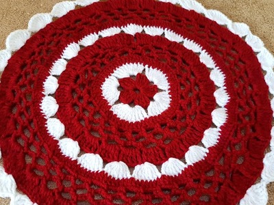 Thalposh,  woolen rumal, crosia design Thalposh,  Crochet Thalposh, थालपोश,easy crochet thalposh
