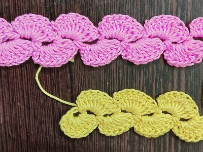 Very easy and beautiful crochet lace pattern (subtitles available)