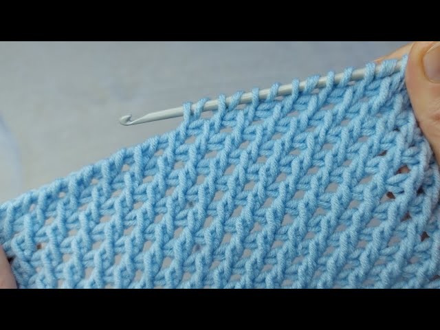 Wonderful ???? ???? Tunisian Stitch for Summer clothing #tunisiancrochet #crochetviral #pattern