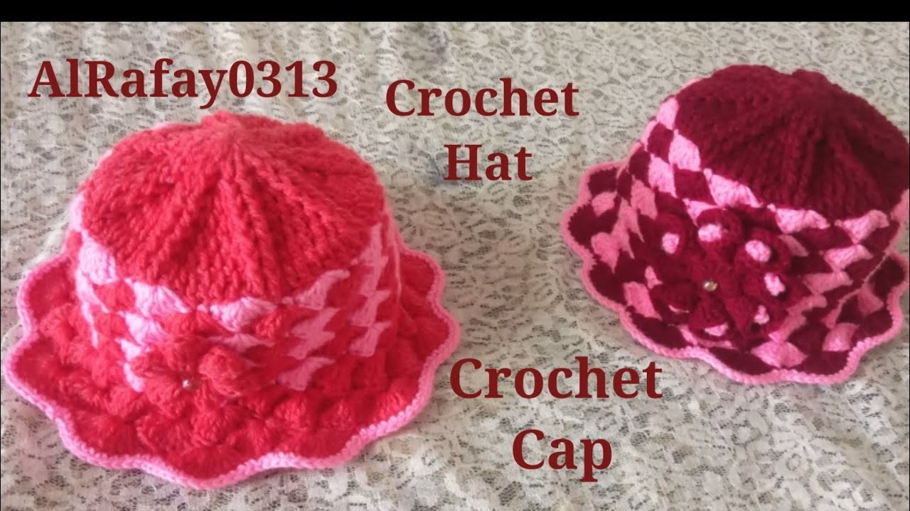 Wow ! crochet baby hat. very easy crochet baby cap by @alrafay0313