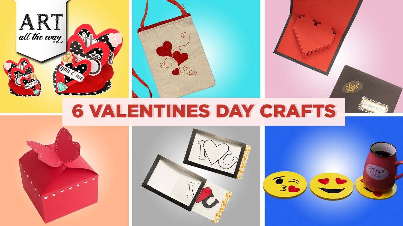 6 Valentines Day Crafts | Valentines Day Decor | Gift Ideas | Handmade Cards | @VENTUNOART