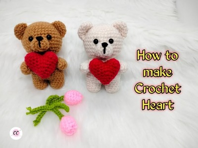 Amigurumi | How to make Crochet Heart
