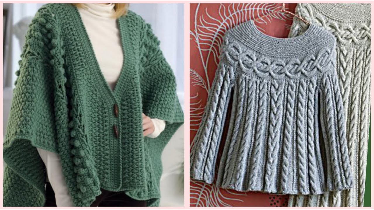 Beautiful Knitting and crochet  Fashion.