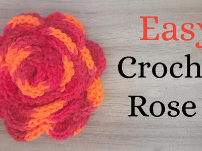 Big Rose Tutorial | How to Crochet Rose Tutorial for Beginners