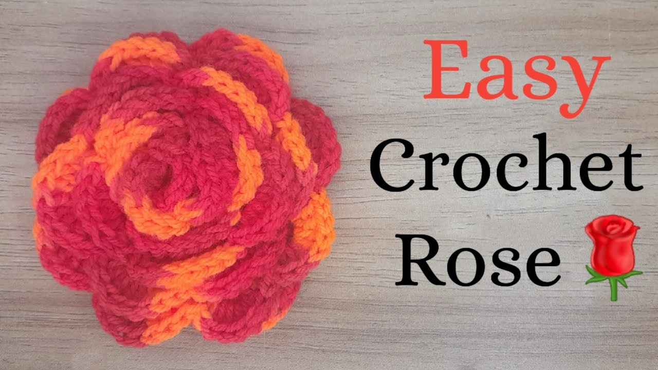 Big Rose Tutorial | How to Crochet Rose Tutorial for Beginners