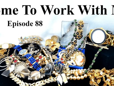 Come To Work With Me - Episode 88 - Vintage & Antique GOLD Jewelry Haul