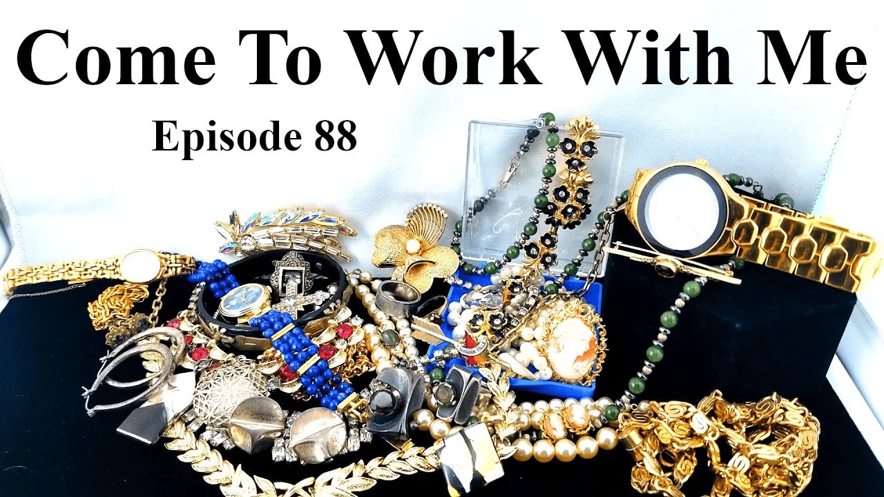 Come To Work With Me - Episode 88 - Vintage & Antique GOLD Jewelry Haul