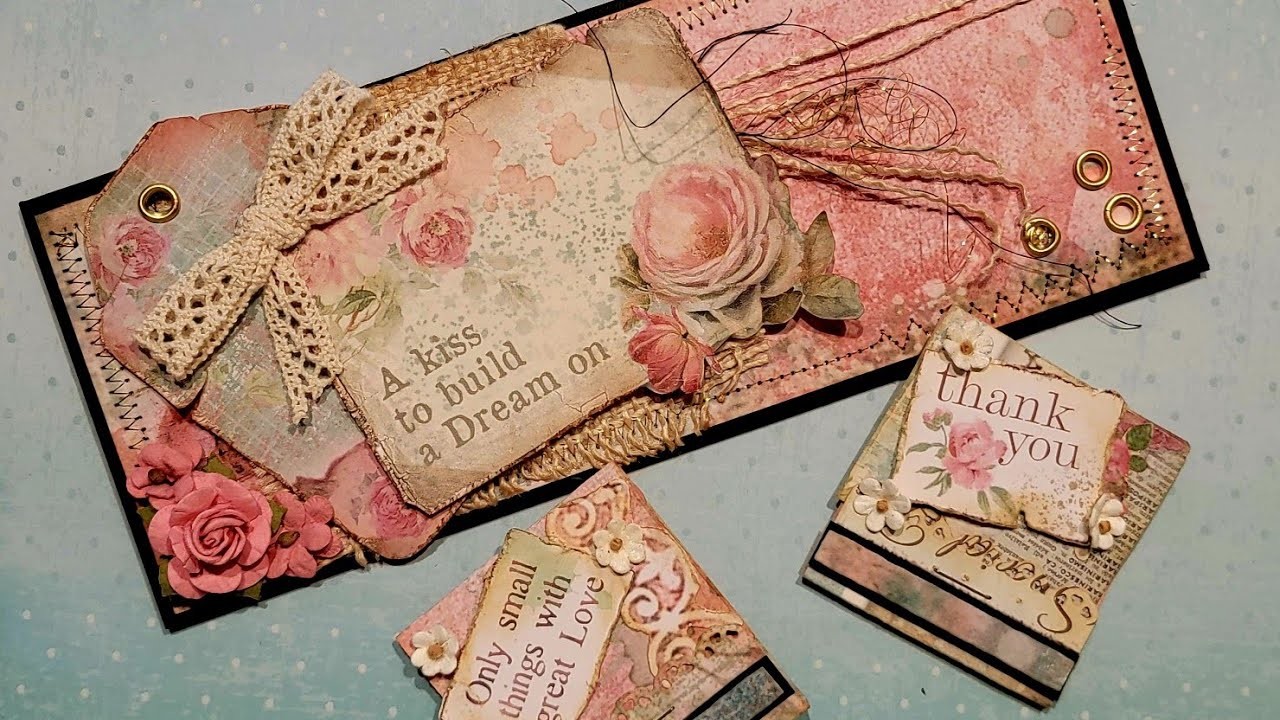 Craft with Me - Shabby Chic Matchbooks