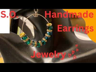 Create easy handmade beautiful earrings By S.O.jewelry ❤️