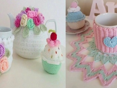 Crochet Beautiful Mug Cozy Design & Ideas@easyideaswithdaisy